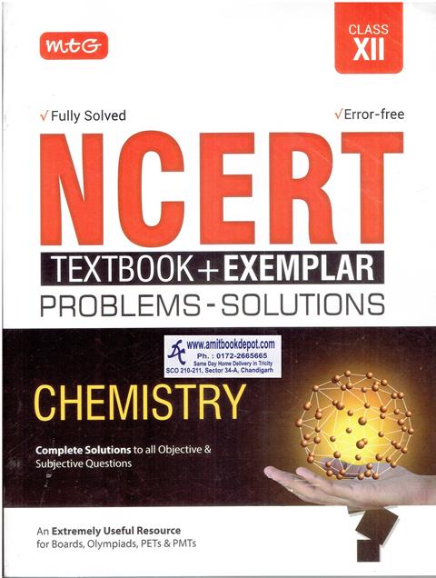 NCERT Textbook and Exemplar Problems Solutions Chemistry for Class 12th