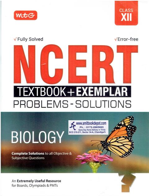 NCERT Textbook and Exemplar Problems Solutions Biology for Class 12th