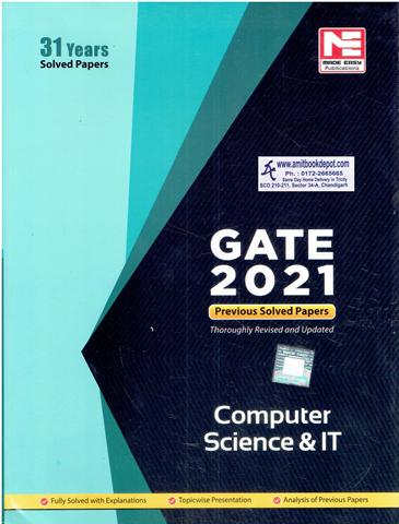 Gate 2021 Computer Science and IT Previous Solved Papers 30 Years  (NEW)