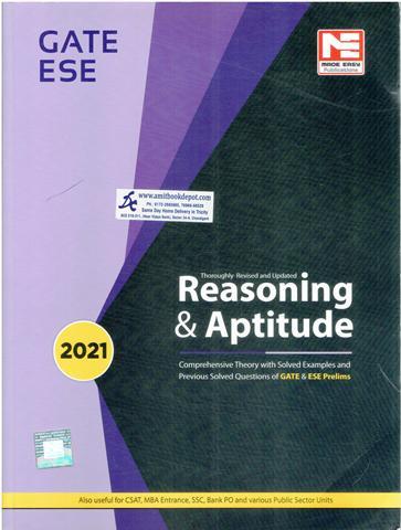 ESE Gate Reasoning and Aptitude 2021 (NEW)