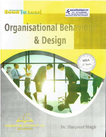 Thakur Organisational Behaviour and Design MBA 3rd Sem PTU (NEW)