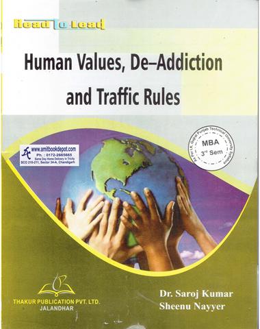 Human Values, De Addiction and Traffic Rules for MBA 3rd Sem PTU (NEW)