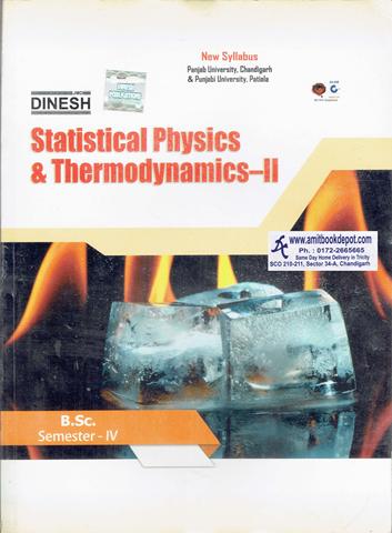 Statistical Physics and Thermodynamics 2 Bsc 4th Semester PU Chandigarh