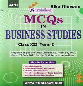 MCQ in Business Studies for Class 12th Term 1