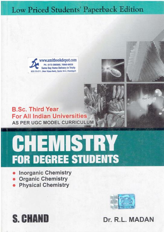 Chemistry for Degree Students for BSc 3rd Year