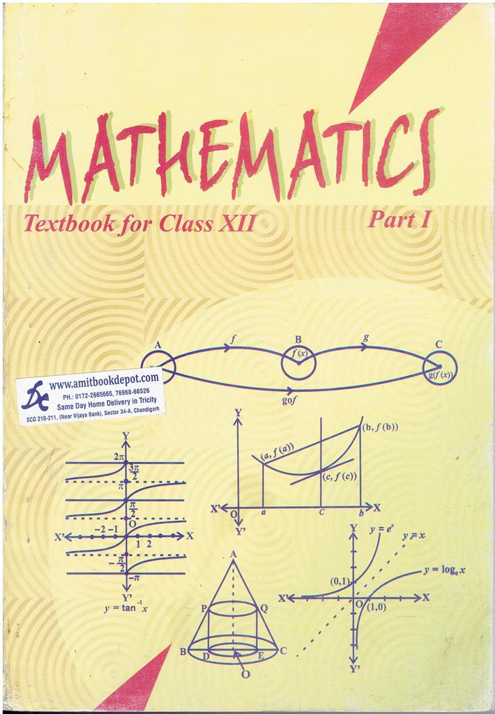 NCERT Mathematics Part 1 Textbook For Class 12th