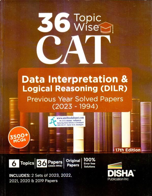 Disha 36 Years Cat Data Interpretation and Logical Reasoning Topic wise Solved Papers