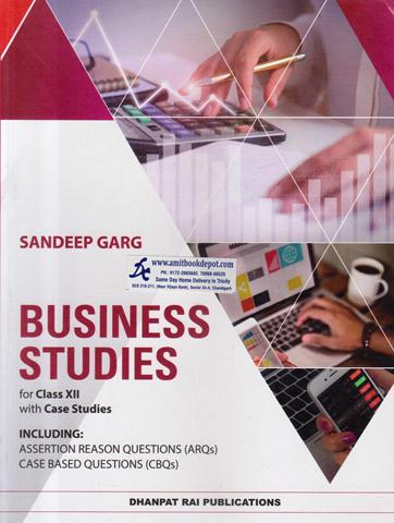 Business Studies with Case Studies for Class 12th