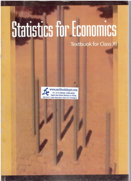 NCERT Statistics For Economis Textbook For Class 11th