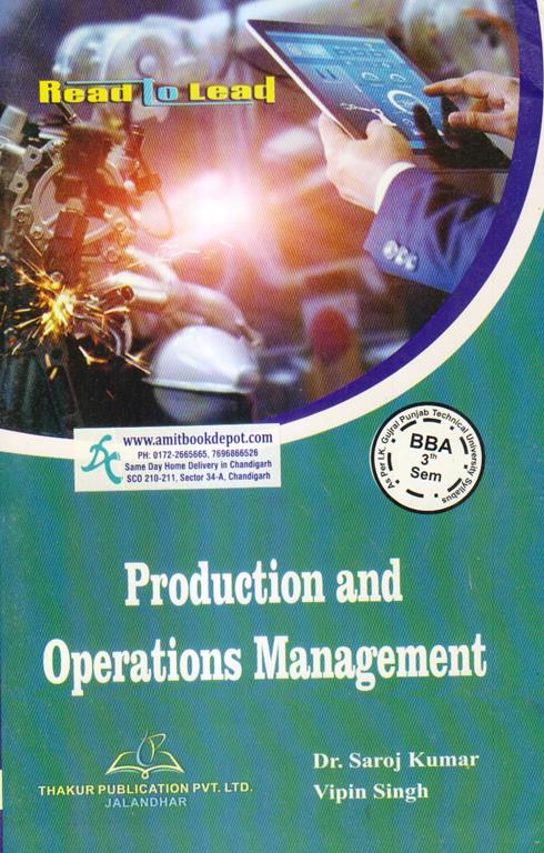 Thakur production and operations management bba 3rd sem