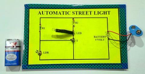 Automatic Street Light Using LDR Working Model with Printed Report