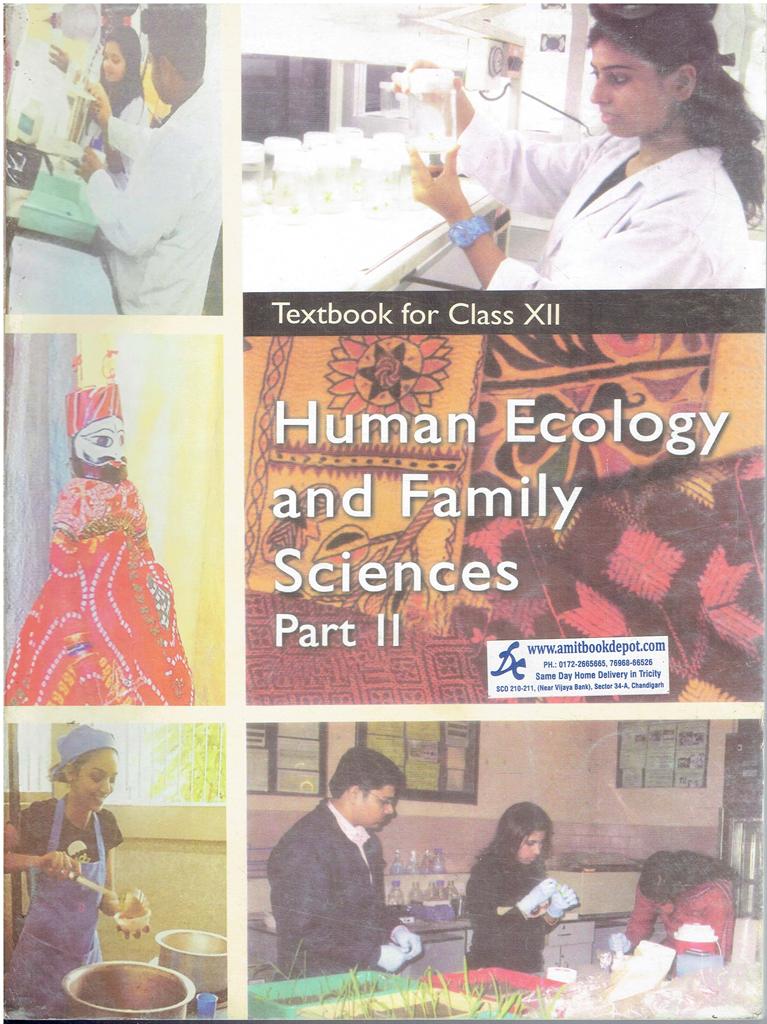 NCERT Human Ecology and Family Sciences Part 2 for Class 12th