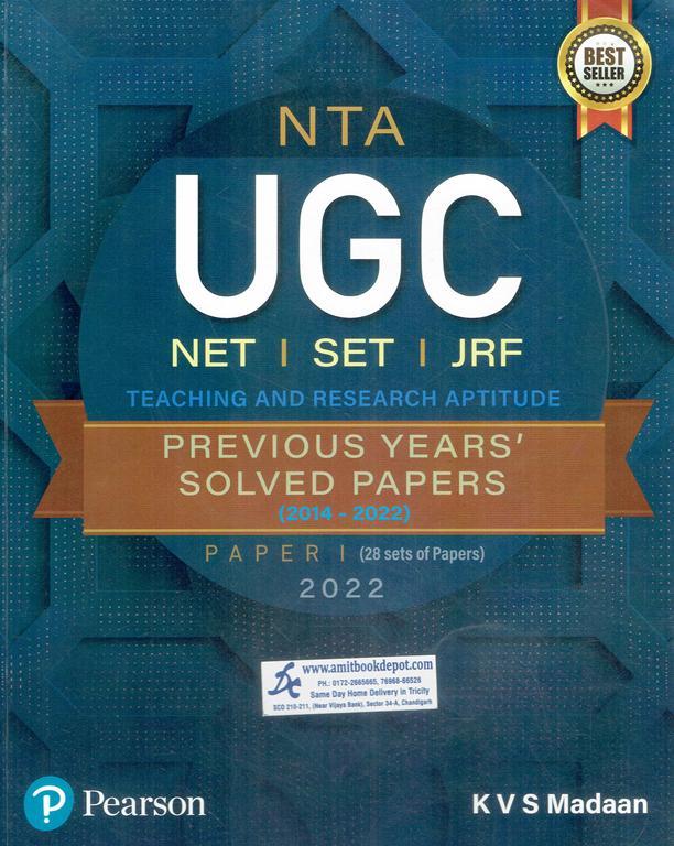 NTA UGC NET SET JRF Paper 1 Solved Papers (English)