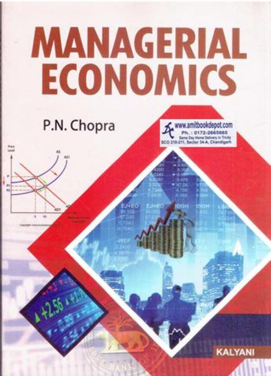 Managerial Economics for MCom/MBA and MBE