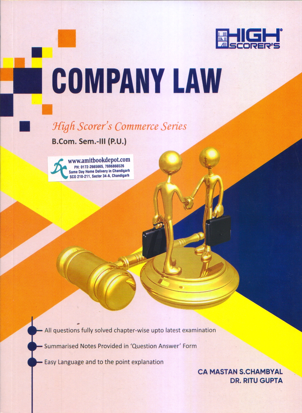 High Scorer Company Law BCom 3rd Semester PU Chandigarh