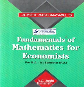 Fundamentals of Mathematics for Economists for MA 1st Semester PU