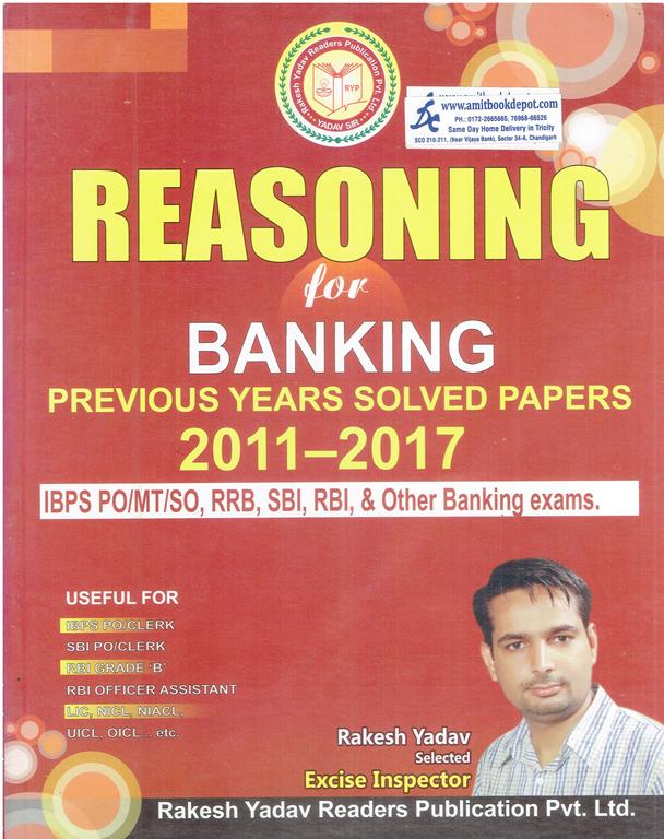 Reasoning for Banking Previous Years Solved Papers 2011-2017 (NEW)