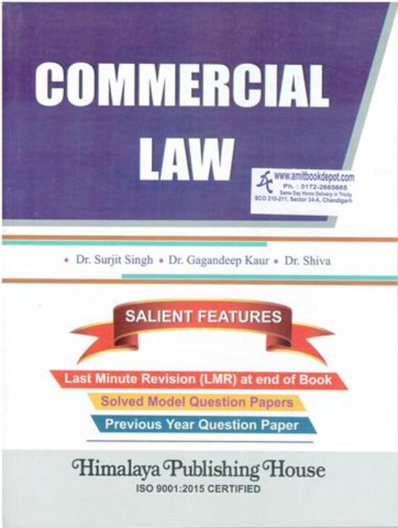 Himalaya Commercial Law BCOM 1st Semester PU Chandigarh