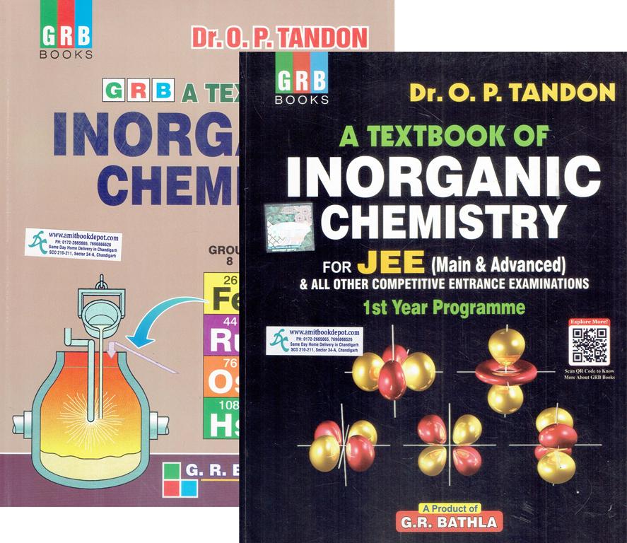 GRB A Textbook Of Inorganic Chemistry Programme for JEE Main and Advanced (Set of Two )