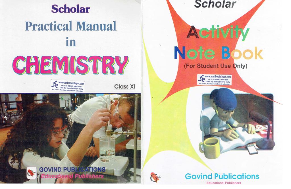 Scholar Practical Manual in Chemistry Class 11th