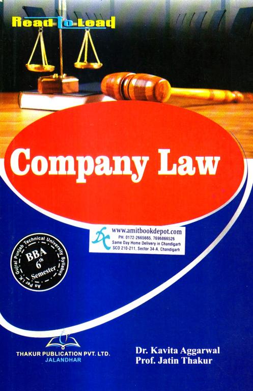 Thakur Company Law BBA 6th Sem