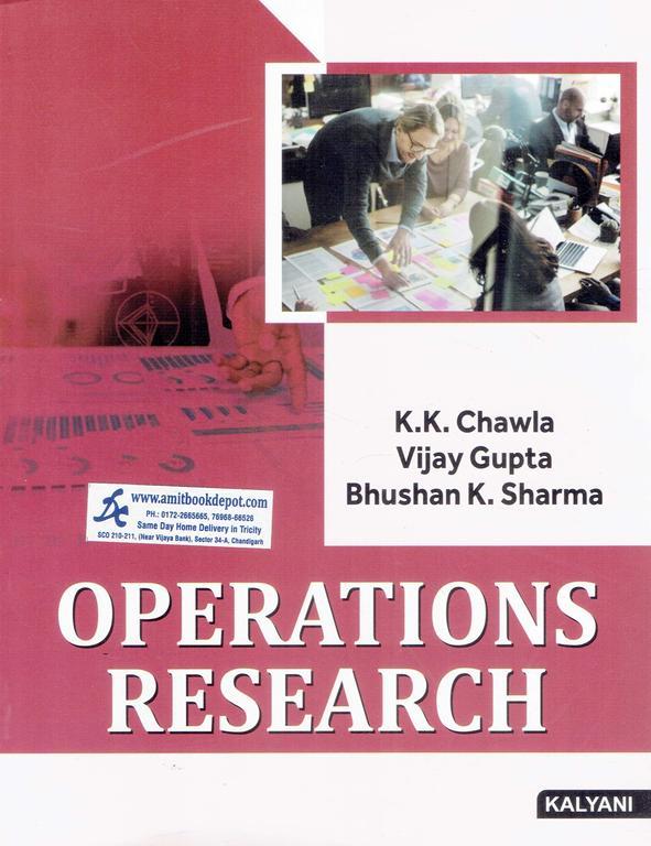 Operations Research BBA 3rd Semester PU Chandigarh