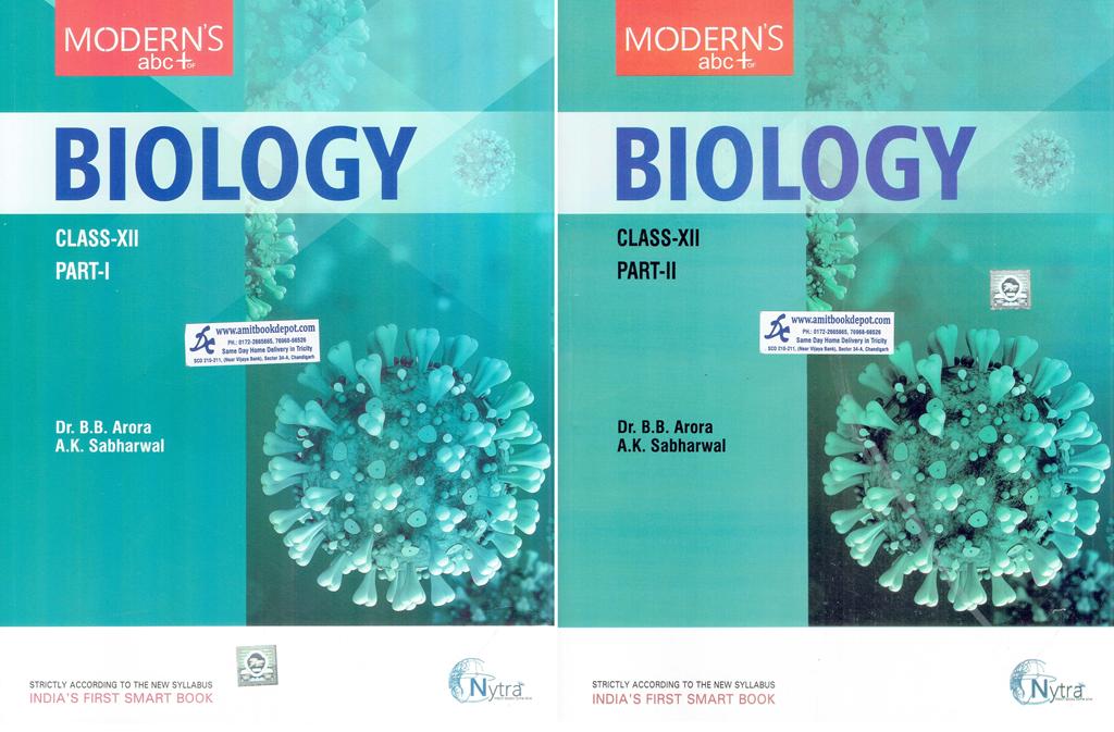 Modern ABC Biology for Class 12th (Set of Two Volumes)