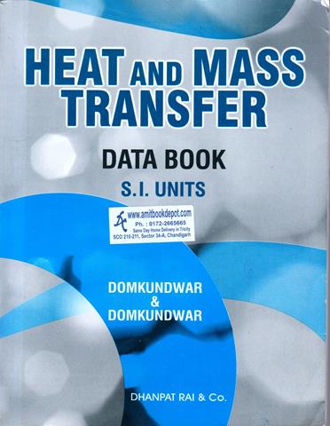 Heat and Mass Transfer Data Book (OLD)