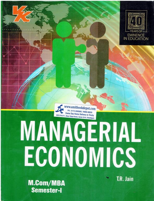 Managerial Economics for MCOM and MBA 1st Semester PU Chandigarh