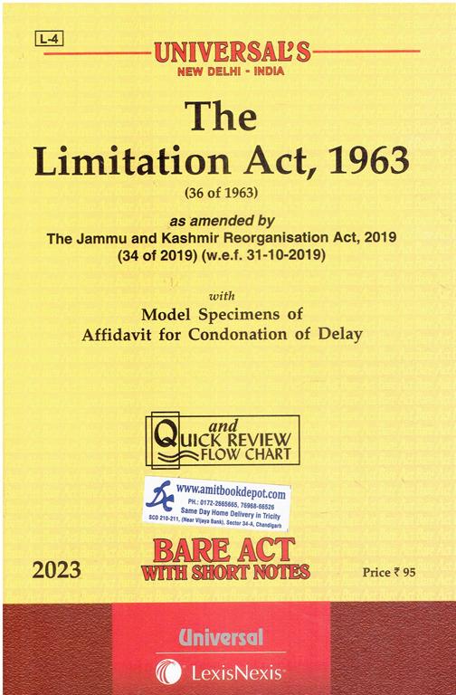 Universal Bare Act The Limitation Act 1963