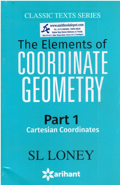 Arihant The Elements of Coordinate Geometry Part 1 (Cartesian Coordinates)