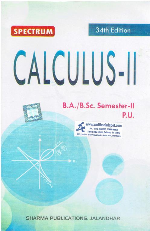 Spectrum Calculus 2 BA and BSc 2nd Semester PU Chandigarh