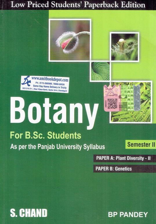 Botany For B Sc Students 2th Semester PU