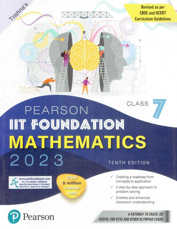 Pearson IIT Foundation Series Mathematics for Class 7th