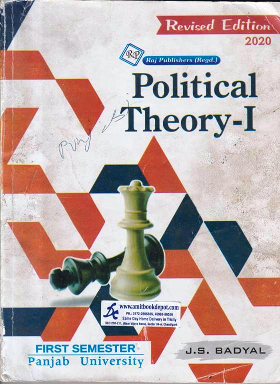 Political Theory BA 1st Sem PU (Punjabi)