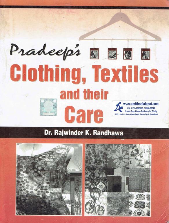 Pradeep Clothing, Textiles and Their Care for BA 3rd and 4th Sem PU (Punjabi Medium)