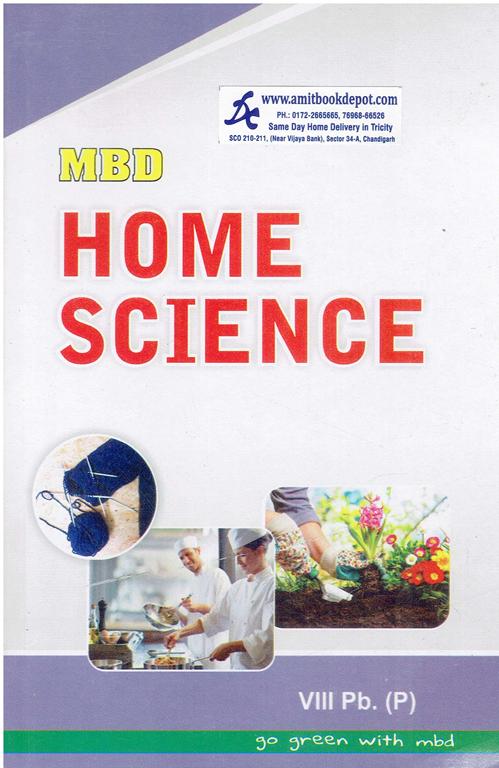 MBD Home Science for Class 8th PSEB (Punjabi Medium)