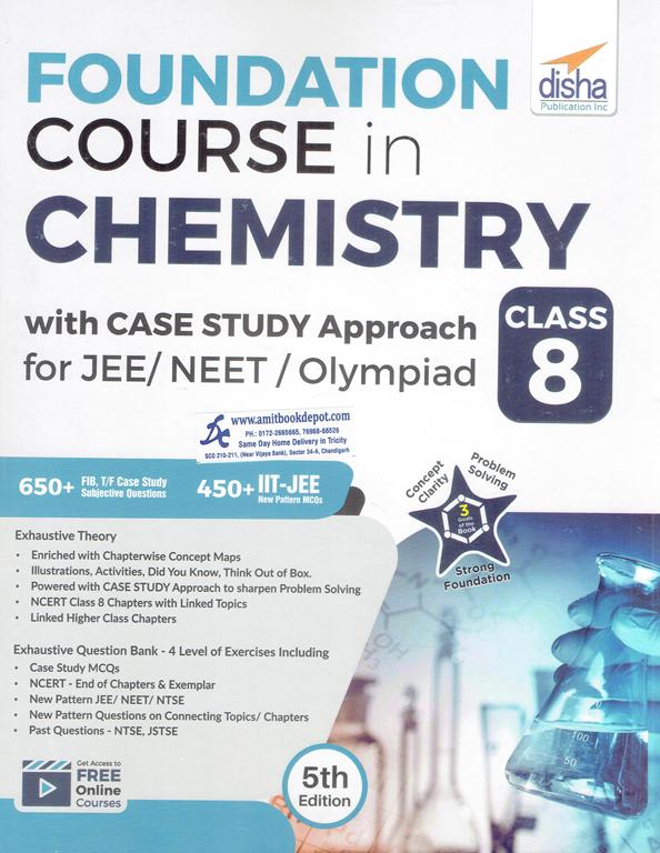 Disha Foundation Course in Chemistry for JEE I NEET I Olympiad Class 8th