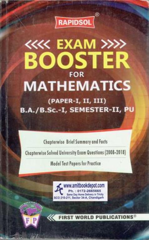 Rapidsol Exam Booster for Mathematics for BA and BSc 2nd Semester PU