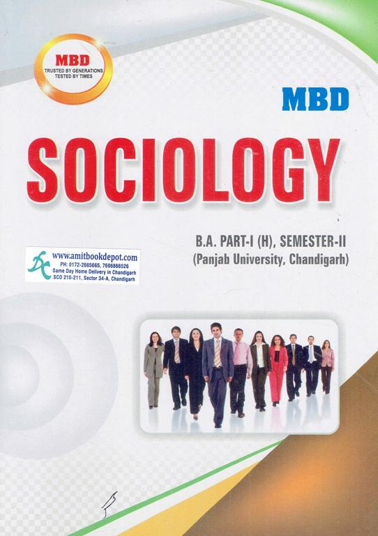 MBD Sociology BA 2nd Sem PU (Hindi Medium)