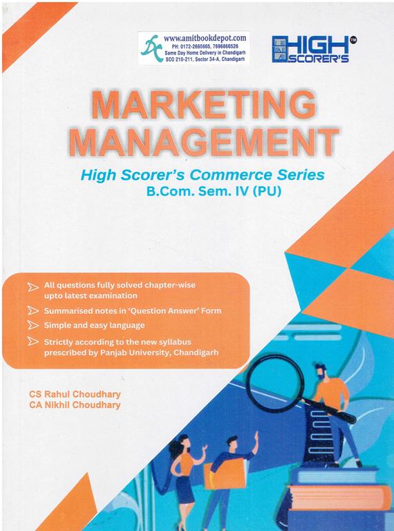 High Scorer Marketing Management BCom 4th Semester PU Chandigarh