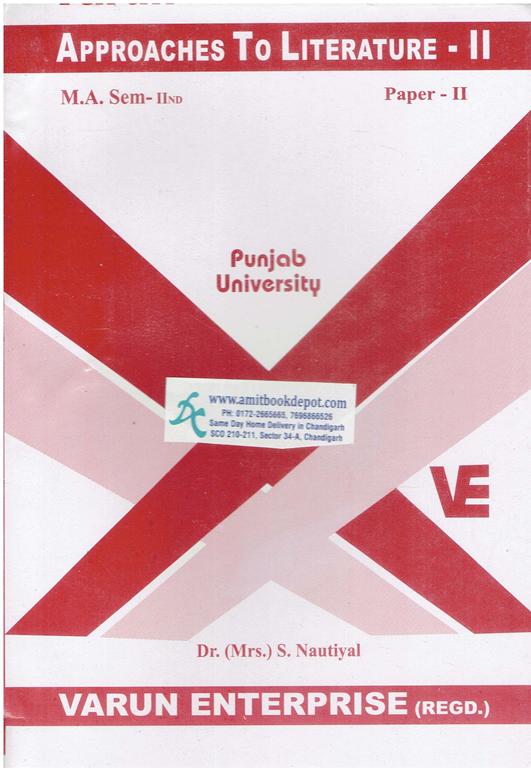 Varun English Guide Approaches To Literature 2 MA 2nd Sem Paper 2 PU