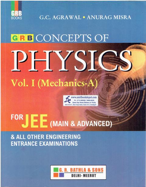 GRB Concepts of Physics Vol 1 Mechanics A for JEE Main and Advanced