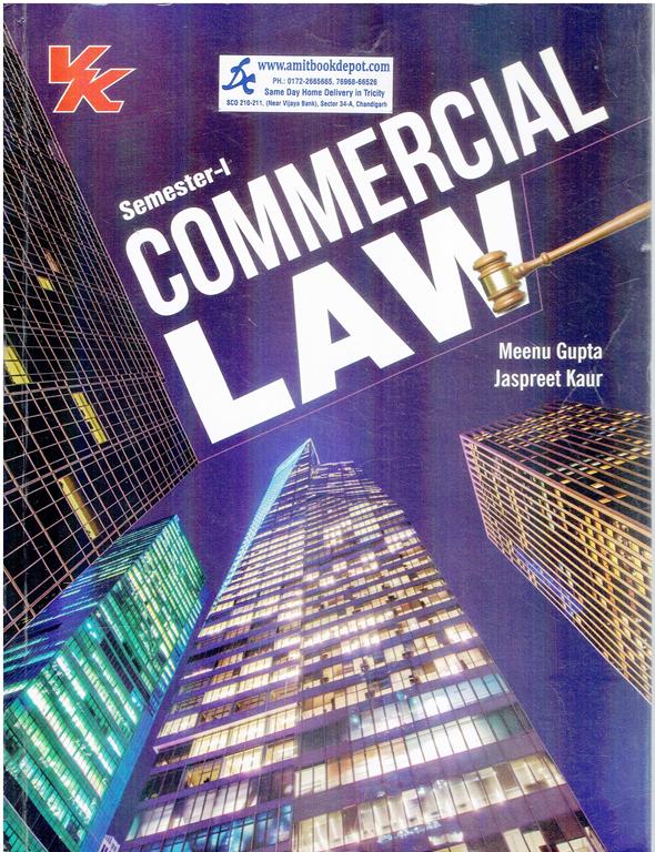 Commercial Law for BCom 1st Semester PU Chandigarh