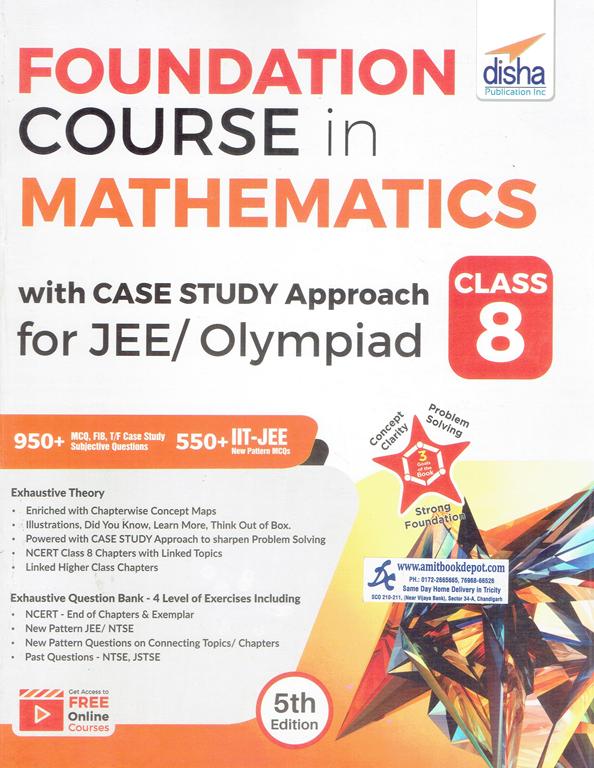 Disha Foundation Course in Mathematics for JEE and Olympiad Class 8th