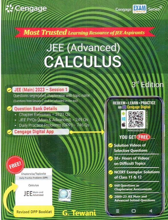 Cengage Calculus  for JEE (Advanced) 3rd Edition