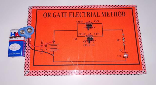 OR GATE Electrical Method Working Model with Printed Report