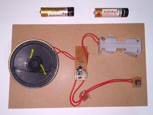 Musical Bell Working Model with Printed Report