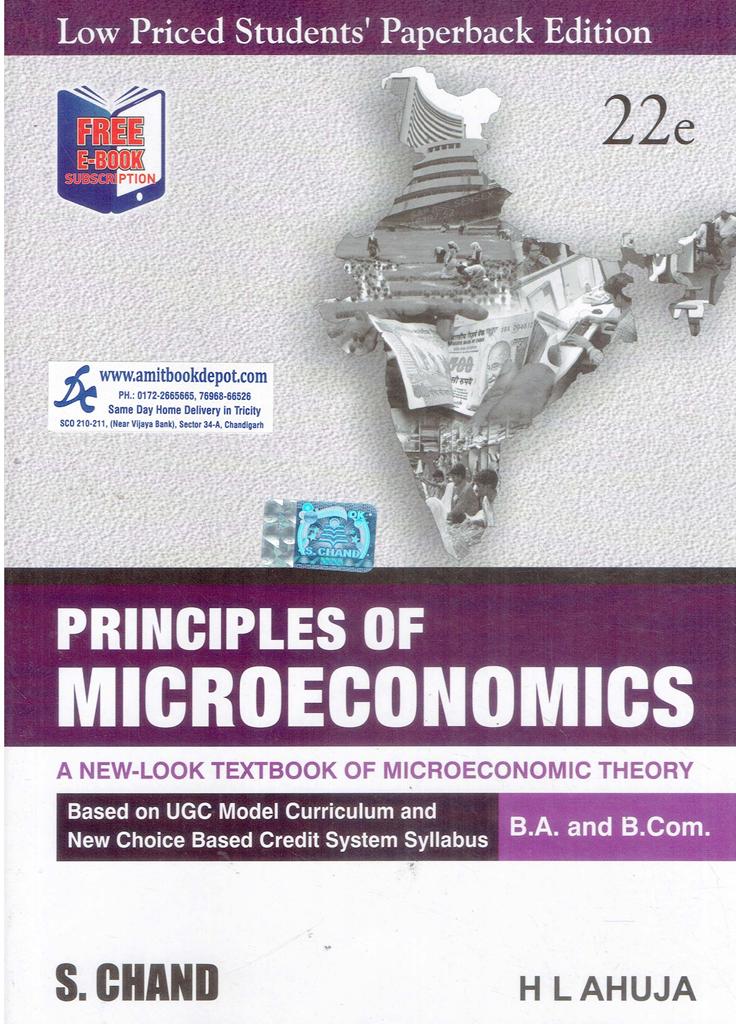 Principles of Microeconomics BA and BCom 1st Sem PU