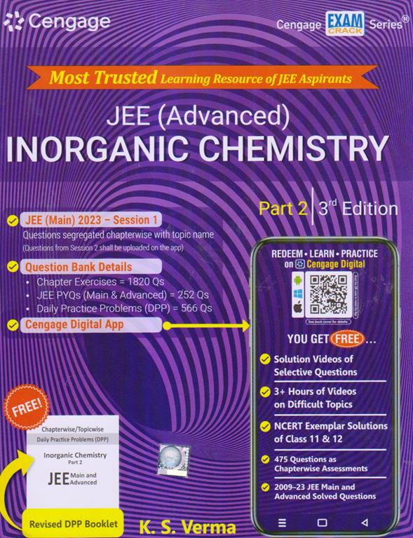 Cengage Inorganic Chemistry Part 2 for JEE (Advanced) 3rd Edition